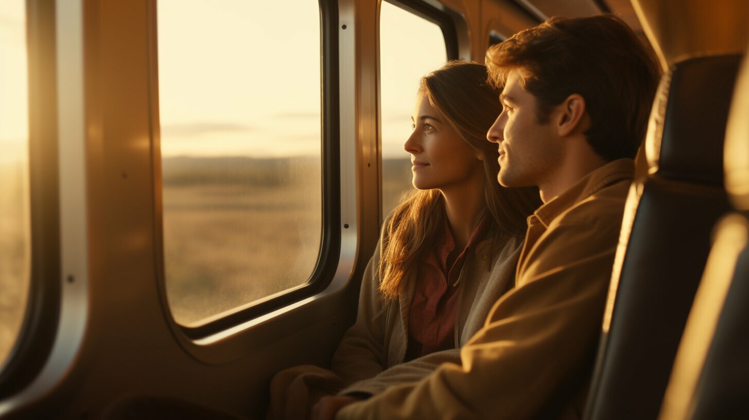 dream about being on a train with someone