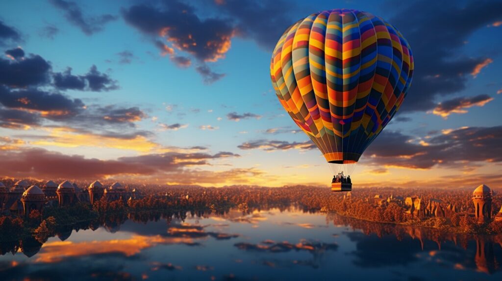 dream about hot air balloon